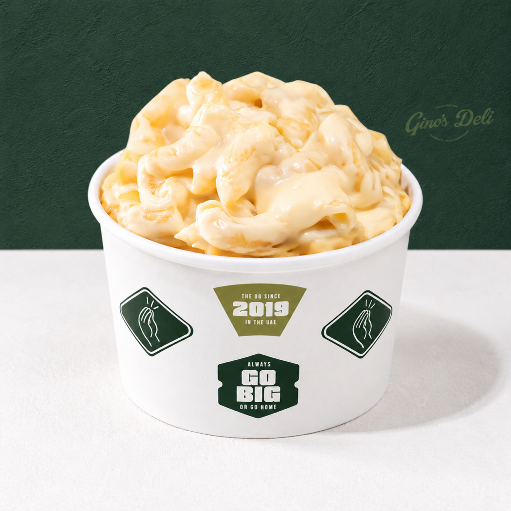 Half Portion of Mac’n’Cheese at Gino's Deli