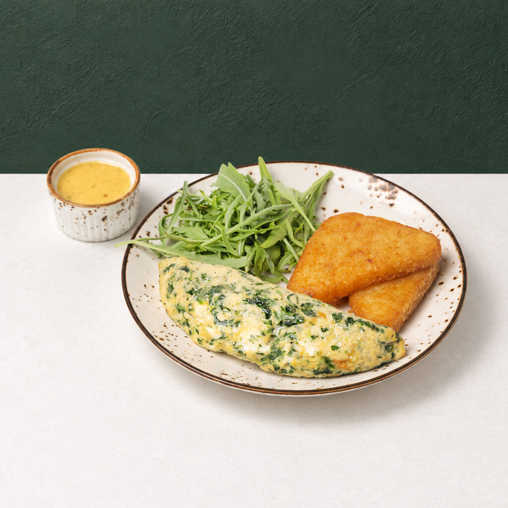 Spinach & Goat Cheese Omelette at Gino's Deli