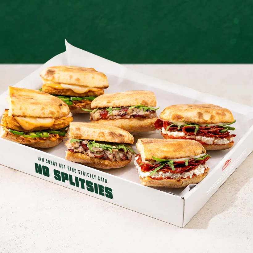 Any 3 Panuozzo — Sharing Box at Gino's Deli