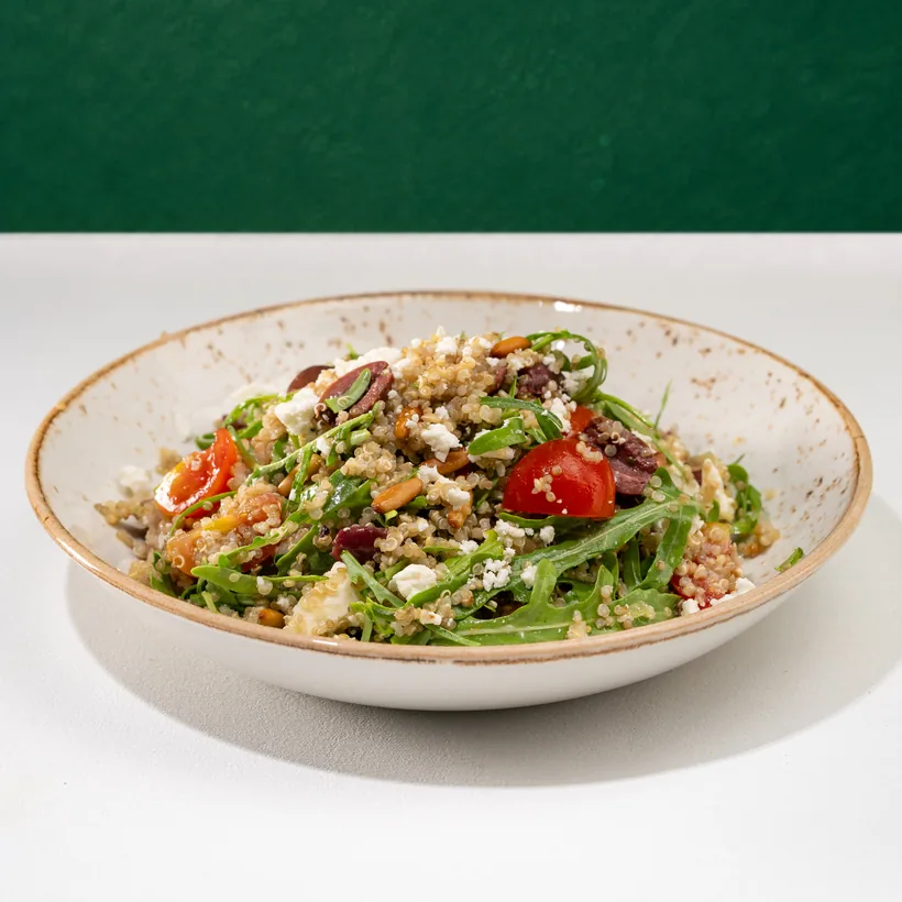 Quinoa Greco Salad at Gino's Deli